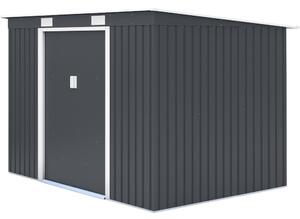 Casetta da giardino in metallo Rojaplast S2001C 251x171 cm grigio