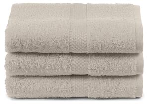 Asciugamano In Cotone Minorca CM. 55X105 Spugnissima Tinta Unita Naturale Caleffi