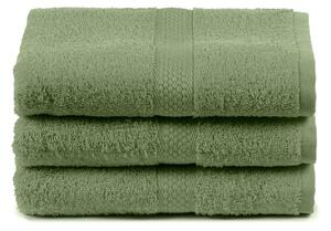 Asciugamano In Cotone Minorca CM. 55X105 Spugnissima Tinta Unita Giada Caleffi