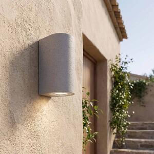 Applique in Cemento Scuro GU10 IP65 a Doppia emissione - NOVILUMIO