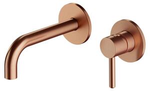 Omnires Y Y1215HCPB Miscelatore lavabo da incasso, rame spazzolato