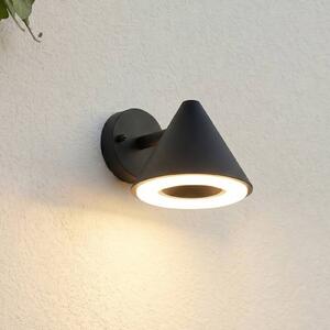 Applique da esterni a LED Soran Lindby, Nero, Metallo, Moderno, Applique LED da esterni