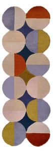 Passatoia in lana tessuta a mano 80x230 cm Mia Ellipse – Flair Rugs