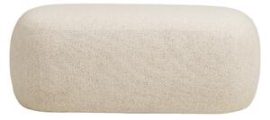 Panchina beige con rivestimento in bouclé Blossomville – House Nordic