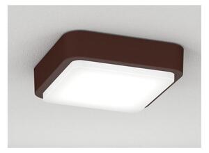 IRVINE PLAFONIERA APPLIQUE QUADRATA 28X28 CM IN ALLUMINIO 3 COLORI IP54 LAMPADINE GX53 SOSTITUIBILI MODERNA