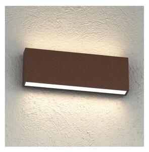 MADRID APPLIQUE DA ESTERNO RETTANGOLARE LED 20W IP65 BIEMISSIONE LUCE CCT 3000K-4000K ALLUMINIO 3 COLORI