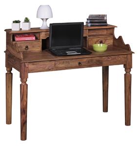 Scrivania in legno massiccio di sheesham | Segretario 115 x 100 x 60