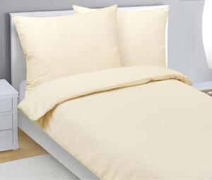 Set di lenzuola in crepe - 140x220 cm, 70x90 - color beige
