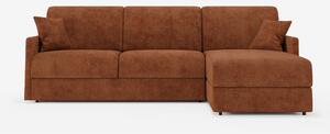 Tommy Divano Letto con penisola contenitore - design minimal e sfodera