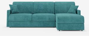 Tommy Divano Letto con penisola contenitore - design minimal e sfodera