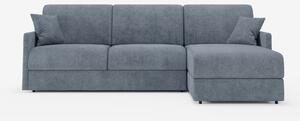 Tommy Divano Letto con penisola contenitore - design minimal e sfodera