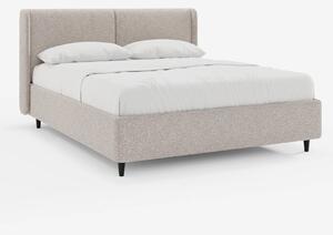 VALKIRIA letto di design con vano contenitore e testiera avvolgente -