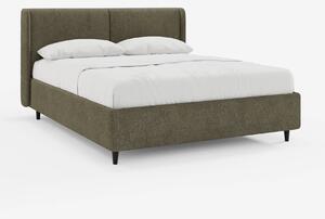 VALKIRIA letto di design con vano contenitore e testiera avvolgente -