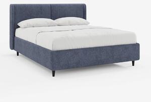 VALKIRIA letto di design con vano contenitore e testiera avvolgente -