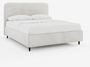 KAELOS letto minimal imbottito - vano contenitore, piedi alti e testie