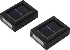 Set di 2 applique solari a LED, ciascuna 10x7,5 cm 70558