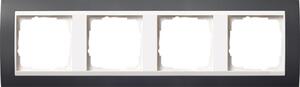 Gira 0214328 Cornice di copertura a 4 ingressi Event antracite