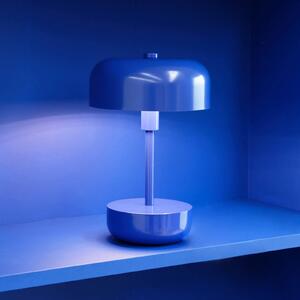 DYBERG LARSEN Lampada da tavolo LED a batteria ricaricabile blu