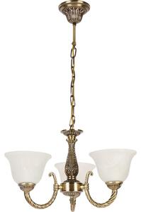 Brilagi - Lampadario a catena CLASSIC 3xE14/10W/230V ottone