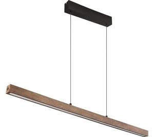 Globo 17015 - Lampadario LED a sospensione dimmerabile con touch OLIVUS LED/24W/230V 3000K marrone