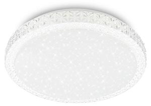 BRILONER - Plafoniera a LED, effetto cielo stellato, ottica cristallina, 4000K, 26 cm