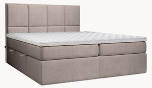 Letto boxspring fatto a mano con contenitore Somerdale, H3