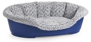 Sharples Soft & Snug, coperta con motivo a rose, colore nero