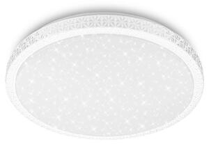 BRILONER - Plafoniera a LED, effetto cielo stellato, ottica cristallina, 4000K, 39 cm