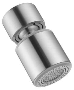 Frangigetto aeratore rubinetto cucina - Aeratore M22 - Doccetta cucina - Nichel spazzolato opaco - Filettatura interna M22 - Per rubinetto da cucina