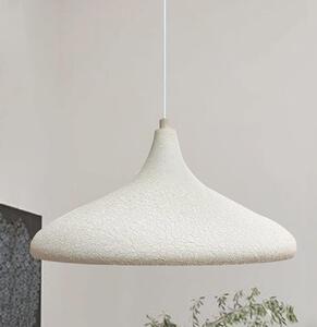 Lampada a sospensione Champion, E27, Ø35 Lampada per camera dei bambini Lampada per camera da letto Lampada in metallo Lampada da soggiorno Lampada a sospensione Bianca Texture Fantasia Lampada a sospensione