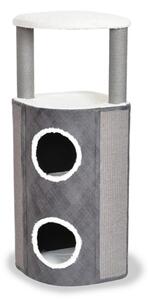 Torre tiragraffi Duvo+ Bert grigio/bianco, misura: L