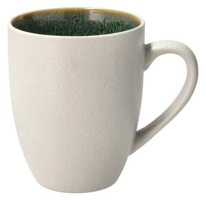 Tazza bianca/verde in ceramica 300 ml Gastro White/Green – Bitz