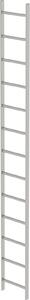 Scala a pioli in acciaio inox V4A (1.4571), decapato e passivato, 13 pioli 63013