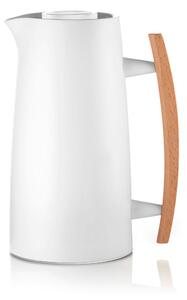 Caraffa Termica, Termos Riviera Thermos caldo Freddo Tavola Dimensioni 18,3x13x h25 cm 1 Litro Plastica con Manico in legno