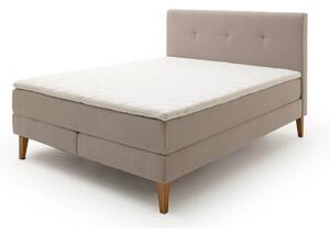 Letto boxspring beige 160x200 cm Stockholm – Meise Möbel