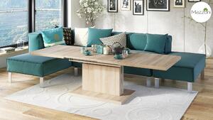 Tavolino di design Tavolo Aston allungabile in altezza da 120 a 200 cm Tavolo da pranzo