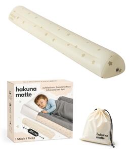 Barriera gonfiabile per letto - Da posizionare sotto il lenzuolo - 180 cm - Barriera di sicurezza per letto - Leggera e compatta - Adatta per letti matrimoniali, queen size e king size