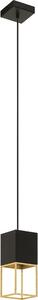 Lampada a sospensione LED Montebaldo nero, color oro Eglo 97733