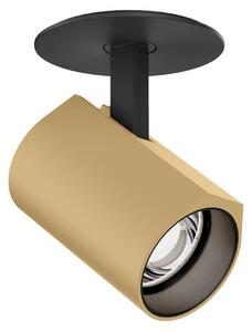 Wever & Ducré Lighting WEVER DUCRÉ Faretto LED da incasso Ceno 1.0 beige/nero 927 Blattf, Crema / Ambra, Soggiorno / Sala da pranzo, Alluminio, Moderno