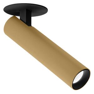 Wever & Ducré Lighting WEVER & DUCRÉ Faretto LED Match 1.0 semi-incasso beige 2.700 K, Crema / Ambra, Soggiorno / Sala da pranzo, Alluminio, Moderno