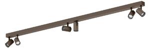 Wever & Ducré Lighting WEVER DUCRÉ Faretto da soffitto LED Ceno 6.0, bronzo, 2.700 K dimmerabile, Bronzo / Ottone antico, Soggiorno / Sala da pranzo, Alluminio, Moderno, Downlight