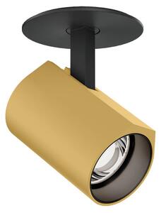 Wever & Ducré Lighting WEVER DUCRÉ Faretto LED da incasso Ceno 1.0 oro/nero 927 foglio., Ottone / Oro, Soggiorno / Sala da pranzo, Alluminio, Moderno