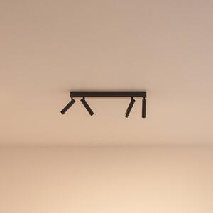 Wever & Ducré Lighting WEVER DUCRÉ Faretto da soffitto LED Match 4.0 nero 2.700 K 4.0, dimmerabile, Nero, Soggiorno / Sala da pranzo, Alluminio, Moderno, Downlight