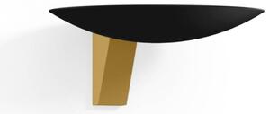 Wever & Ducré Lighting WEVER DUCRÉ Applique a LED Scava 1.0 nero/oro 2700 K 1.0, dimmerabile, Nero, Soggiorno / Sala da pranzo, Alluminio, Applique