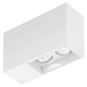Wever & Ducré Lighting Faretto da incasso Plano petit 2.0, dimmerabile, Bianco / Opale, Corridoio, Alluminio, Moderno, Plafoniera