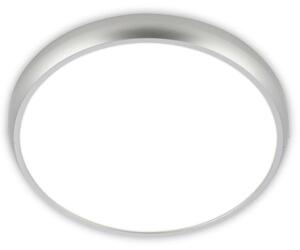 BRILONER - Lampada da soffitto a LED, grado di protezione IP44, luce bianca neutra, finitura cromata opaca, diametro 37,5 cm