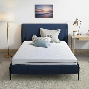 Materasso Essence Sleep 90x200 cm 2 in 1 Duo a 7 zone in schiuma a freddo con memory foam al gel, durezza H2 e H3, Oeko-Tex, altezza 18 cm