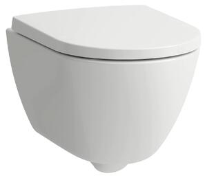 Waterloo WC sospeso a muro, modello PRO X Compact, con coperchio, bianco, confezione da 1 pezzo