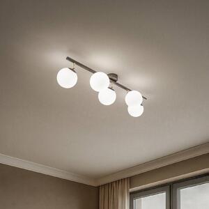 Plafoniera soffitto Drum Domiluce, dimmerabile, Marrone / Ruggine, Soggiorno / Sala da pranzo, Metallo, Plafoniera