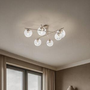 Plafoniera soffitto Zoe Domiluce, dimmerabile, Crema / Ambra, Soggiorno / Sala da pranzo, Metallo, Plafoniera